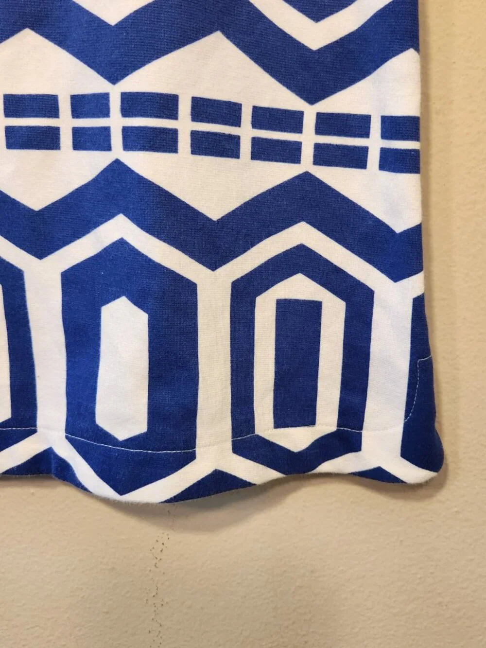 Gymboree blue and white print dress size 8